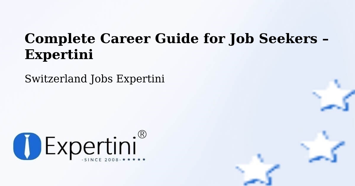 Career Guide for Job Seekers – Lancy - Lancy, Switzerland Jobs Expertini